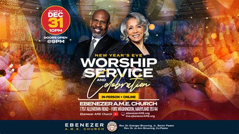 EBENEZER A.M.E. CHURCH Sunday Worship Service Live.
